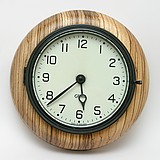 Zebrano Clock
