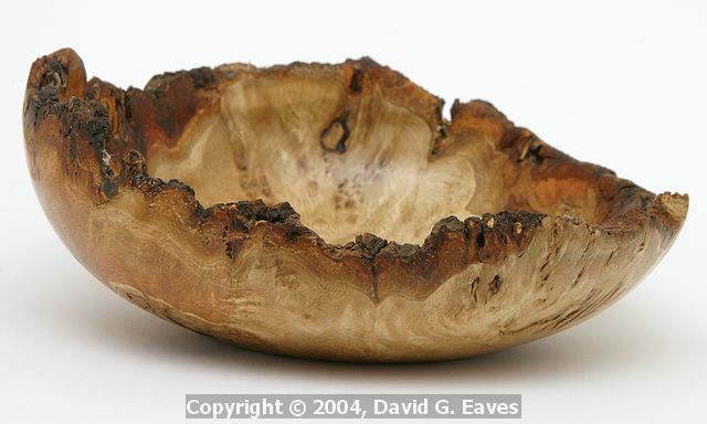 Oak Burr Bowl