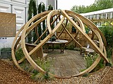 Chelsea Flower Show\nCool structure by English Garden Carpentry