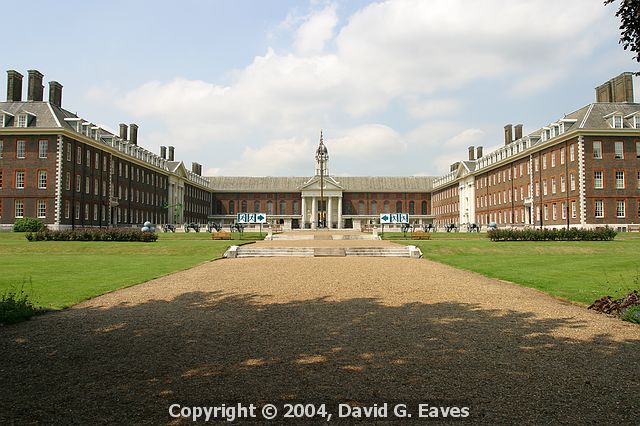 Chelsea Flower Show\nRoyal Chelsea Hospital - designed by Sir Christopher Wren