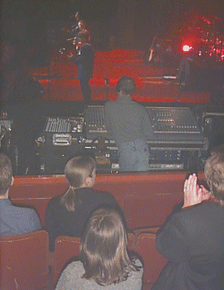 The Haywood clan watching from the wings.