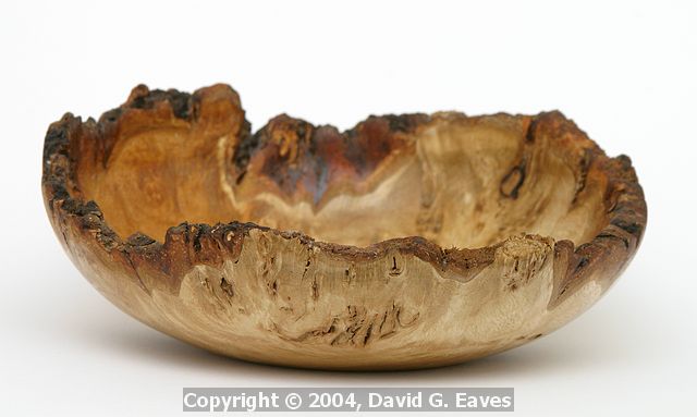 Oak Burr Bowl