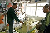 The stone masons workshopLincoln Cathedral - Whitworth Society Summer Meeting 2004