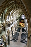 Looking down the Cathedral Lincoln Cathedral - Whitworth Society Summer Meeting 2004